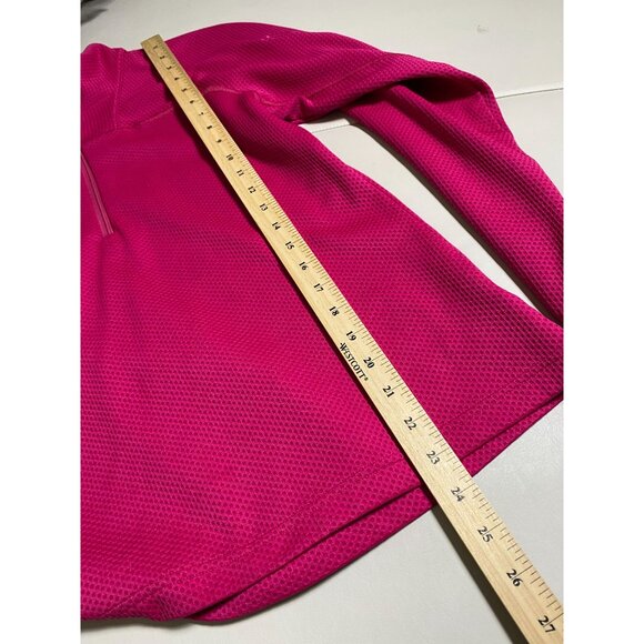 Salomon Pink Womens 1/4 Zip Long Sleeve Top Size Large Magenta Outdoor Mockneck - Picture 6 of 16